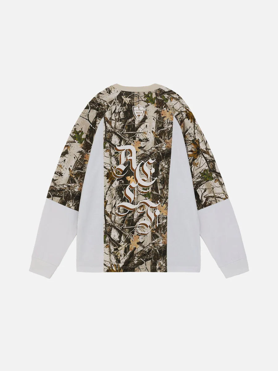 MS2 Comfortable & True-to-Size Fashion for Men-Stylish Aelfric Eden Camo Patchwork Sweatshirt