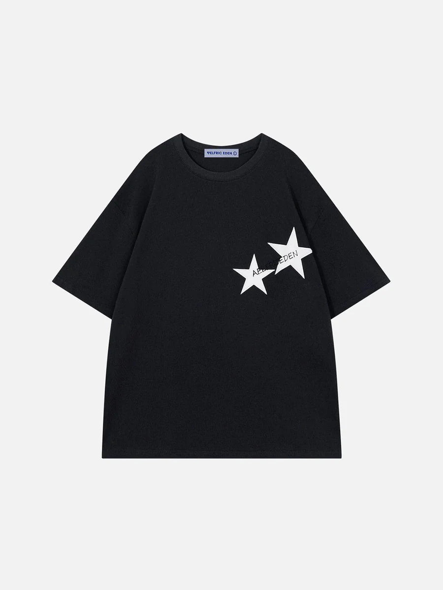 T8 Luxury Women’s Tees – Elegance Aelfric Eden Embroidery Star Tee