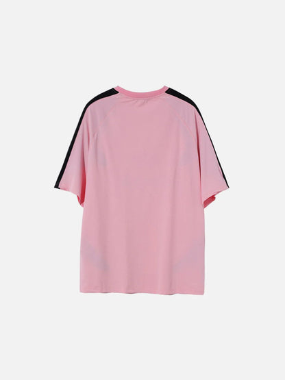 T4 Luxury Women’s Tees – Elegance Aelfric Eden Colorblock Racing Tee