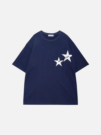 T8 Luxury Women’s Tees – Elegance Aelfric Eden Embroidery Star Tee