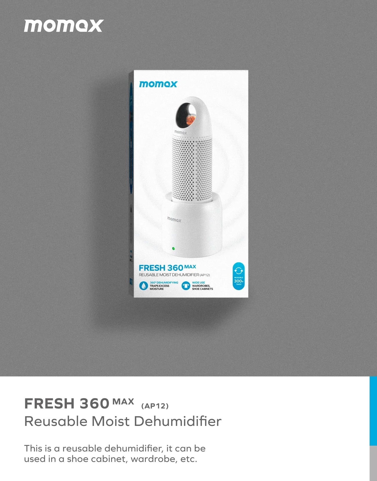 TE14 Fresh 360 Max: Reusable Dehumidifier - Eco-Friendly & Effective