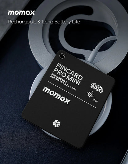 TE7 Momax PinCard Pro Mini: Apple Find My Tracker - Tiny & Powerful