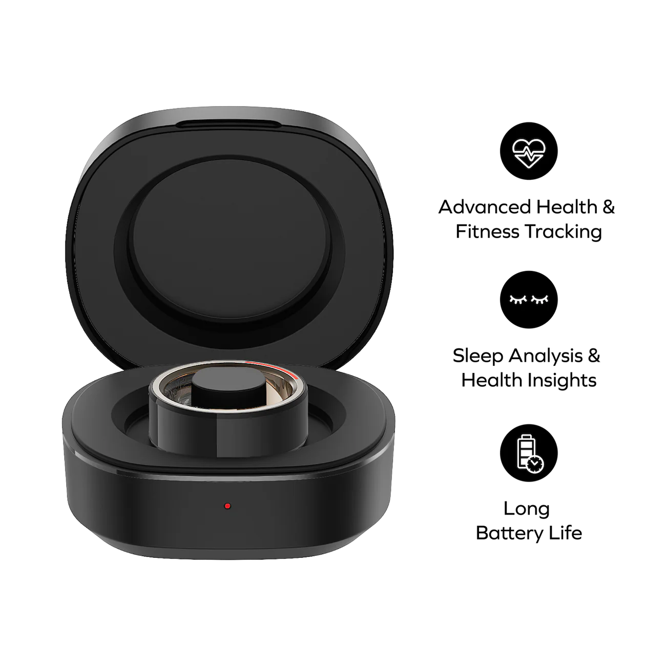 TE2 Momax Sense Active Smart Ring: Track Fitness & Sleep - Premium Design