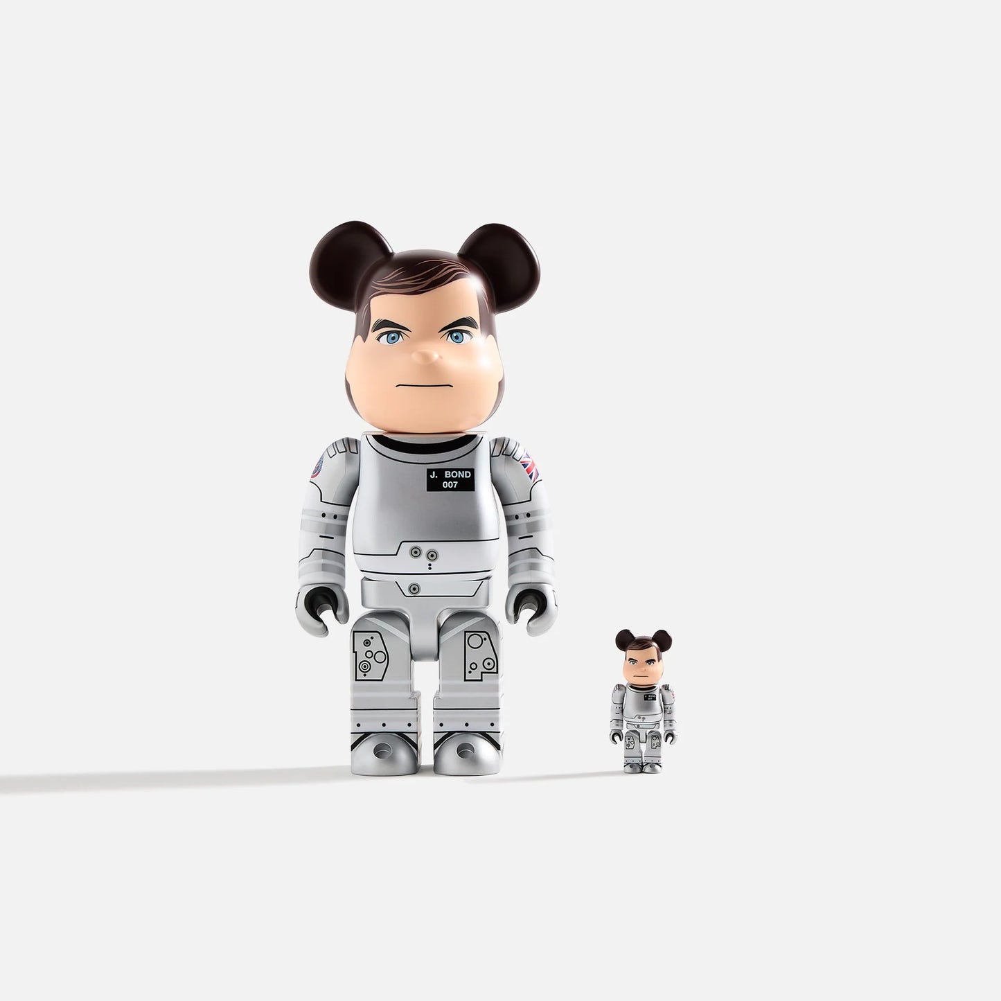 LT13 James Bond Moonraker BE@RBRICK Set (100% & 400%) - Space Age Icon