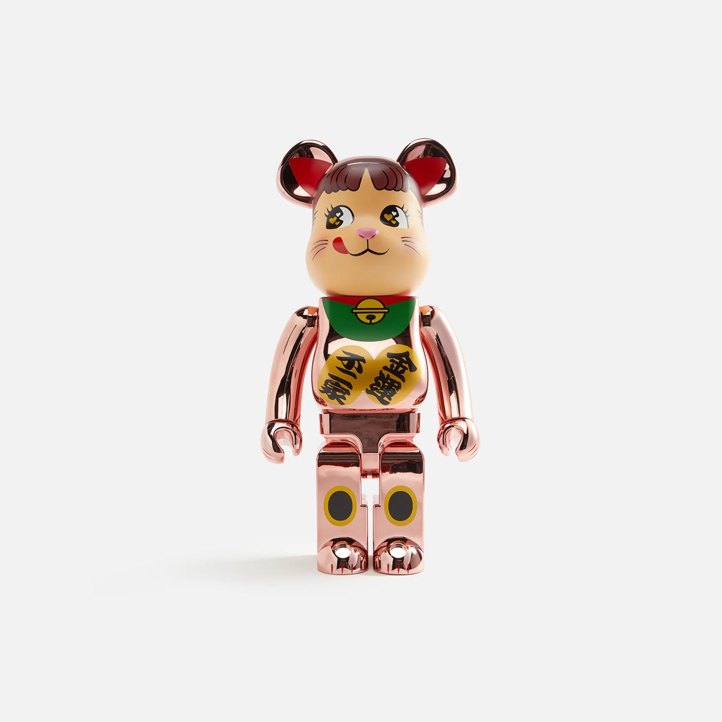 LT2 BE@RBRICK Manekineko Fortune Coin (1000%): Lucky Pink & Gold | Medicom Toy