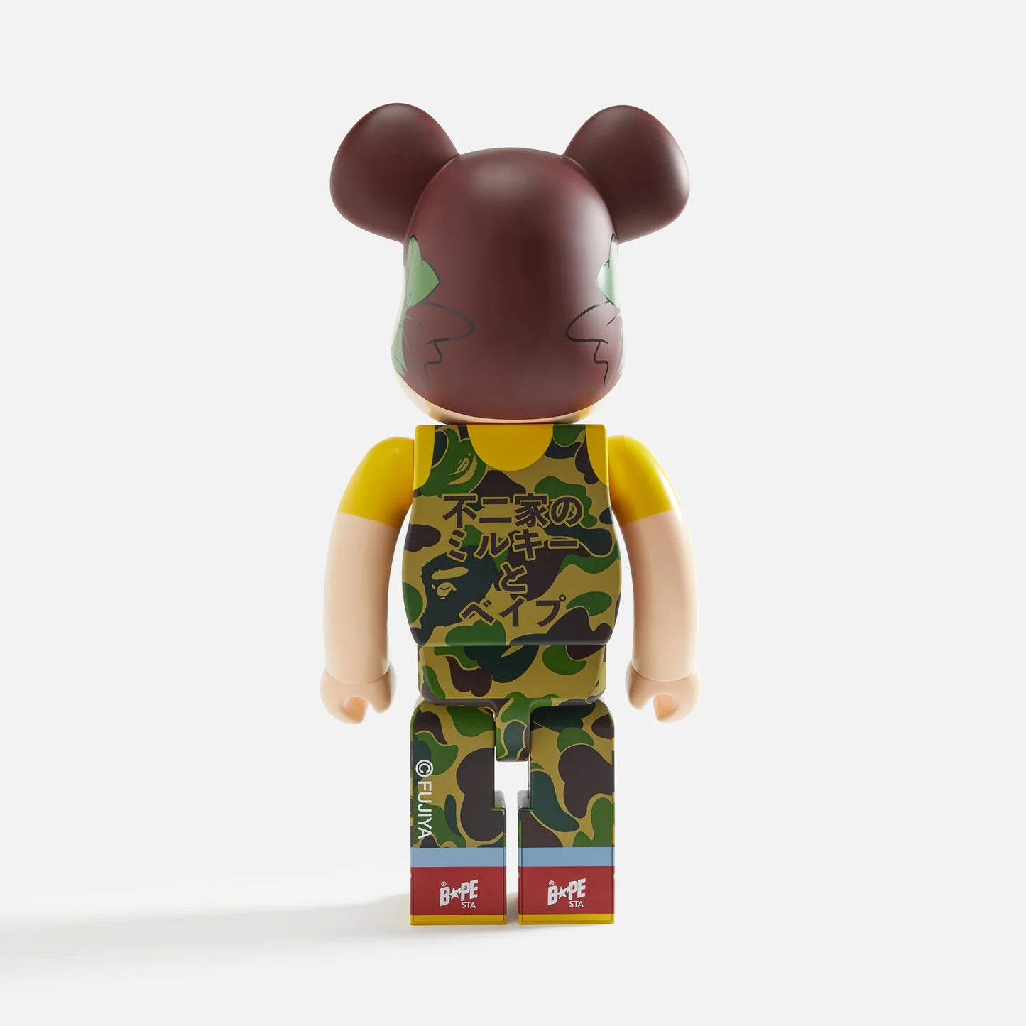 LT3 BE@RBRICK BAPE x Pekochan (1000%): Iconic Green Edition | Medicom Toy