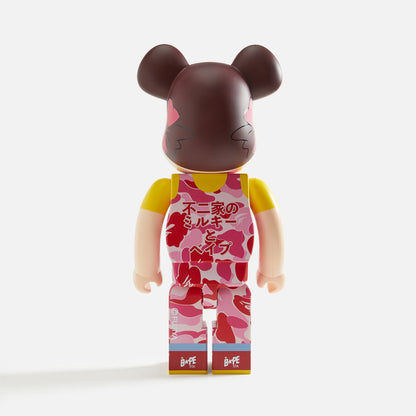 LT32 BE@RBRICK BAPE® x Pekochan (1000%) - Pink Edition | Medicom Toy | Limited