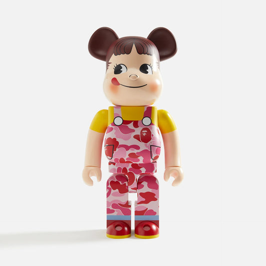 LT4 BE@RBRICK BAPE x Pekochan (1000%): Bubblegum Pink Edition | Medicom Toy