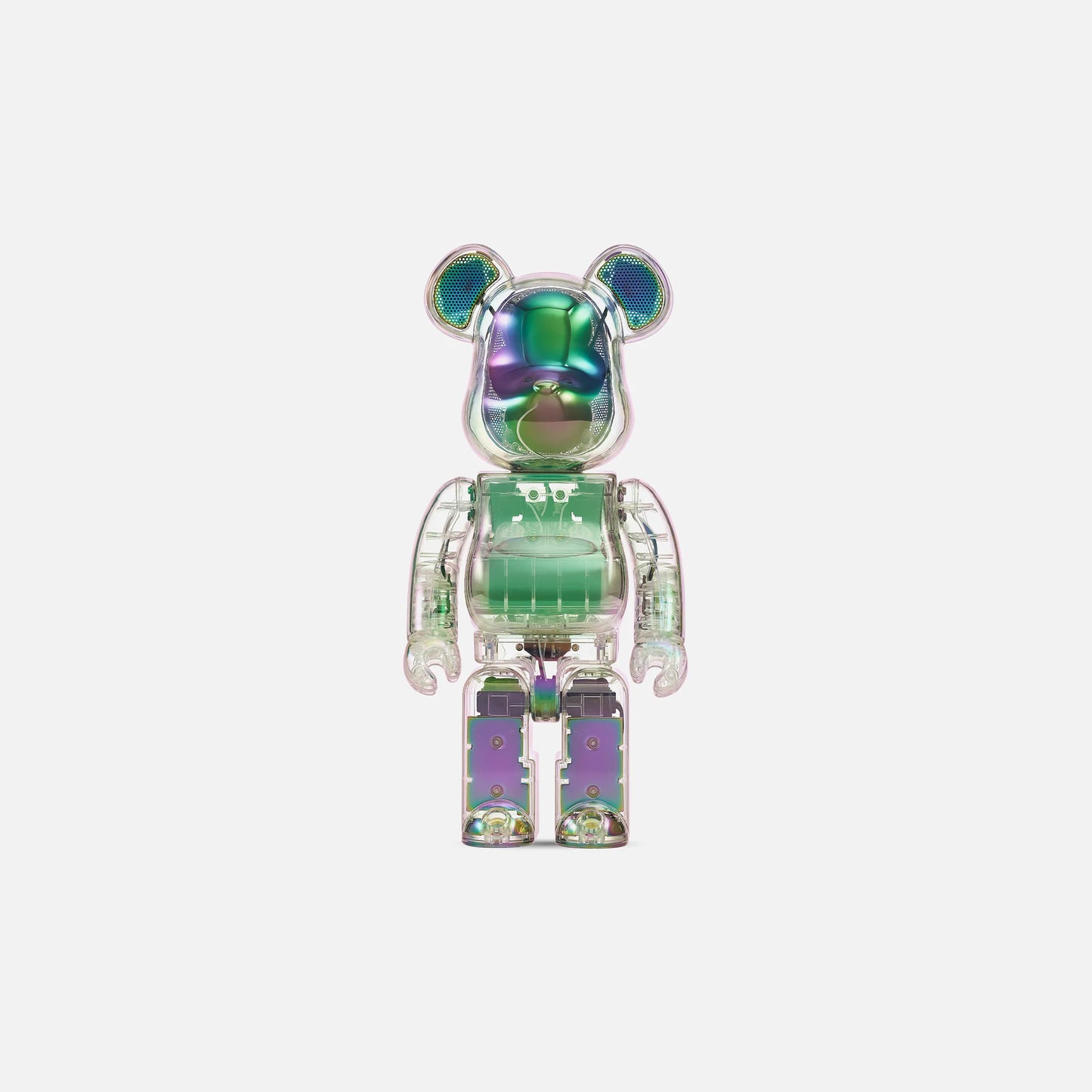 LT14 BE@RBRICK AUDIO (400%): Crystal Halo Bluetooth Speaker - Sound & Style