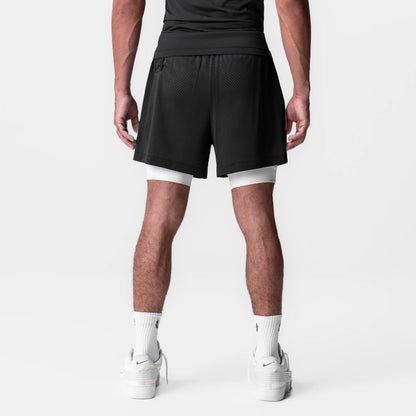 MSh11 Versatile Men’s shorts-Stylish Ion-Mesh 5" Liner Short