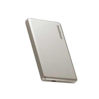 AC20 Momax 1-Power Pass 5000mAh Magnetic Wireless Power Bank – Slim &amp; Fast Charging