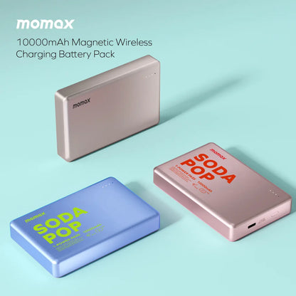 AC21 Momax 1-Power Pass 10000mAh Magnetic Wireless Power Bank – Fast &amp; Dual Charging