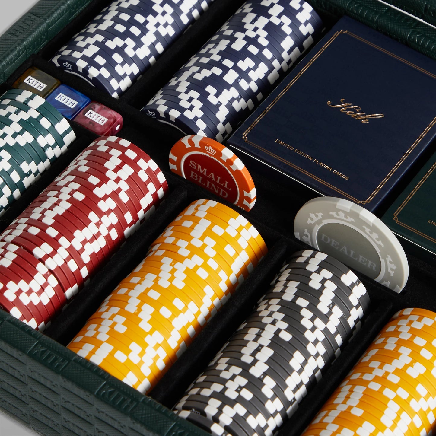 G7 Kith Saffiano Leather Poker Set: Luxury Edition - Perfect Gift