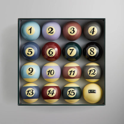 G2 Kith Palette Billiards Ball Set: Luxury Pool Balls | Limited Edition