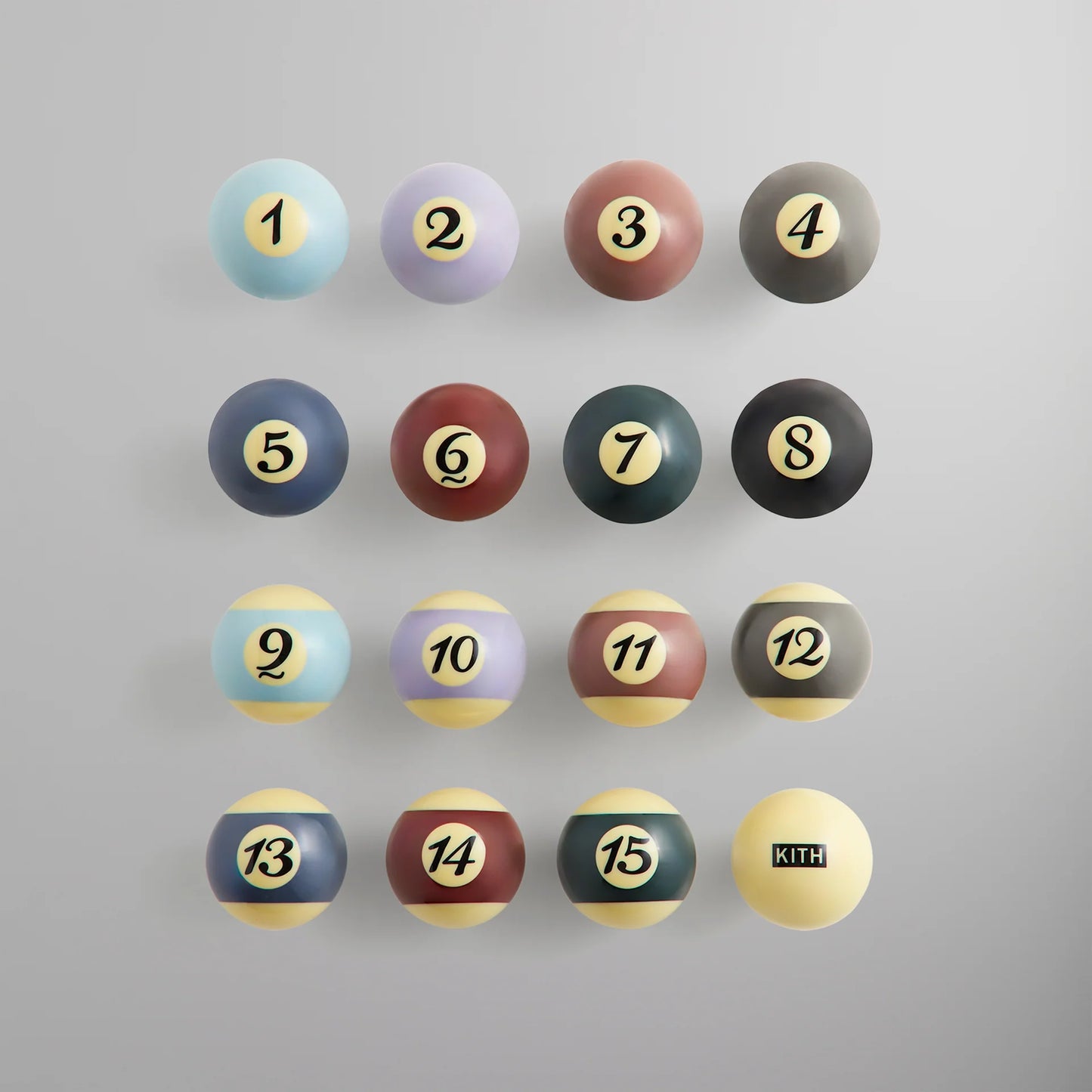 G2 Kith Palette Billiards Ball Set: Luxury Pool Balls | Limited Edition