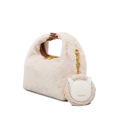 EW8 Eco-Friendly Faux Rabbit Fur Earphone Case