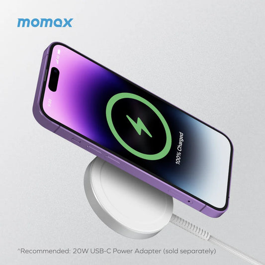 A28 Momax Q.Mag 3 Magnetic Wireless Charger 15W – Apple Certified MagSafe Charger | Fast Charging, Durable Design, Advanced Safety Features