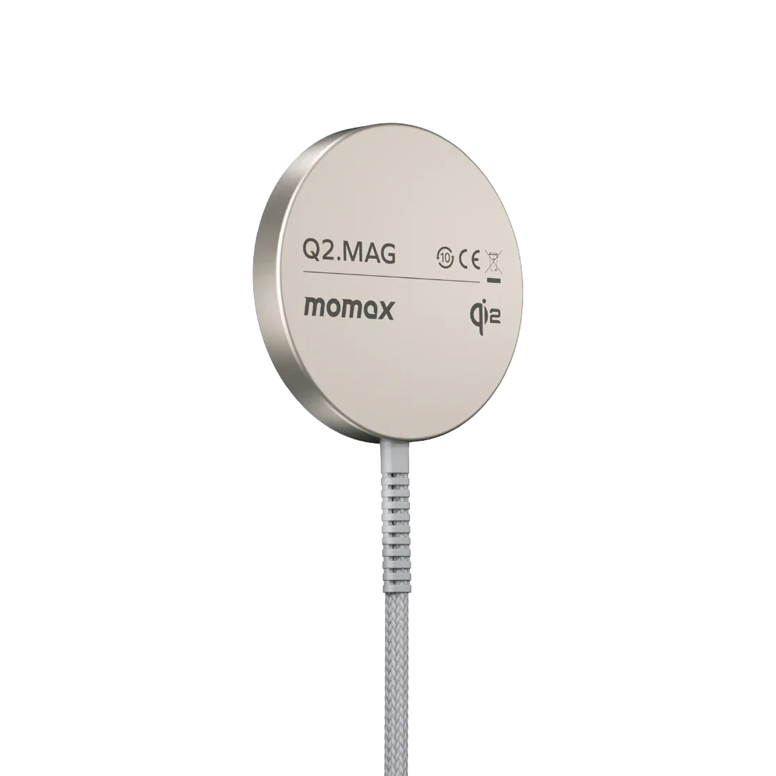 AC26 Momax Q2.Mag Portable Qi2 Magnetic Wireless Charger – 15W Fast Charging, MagSafe Compatible