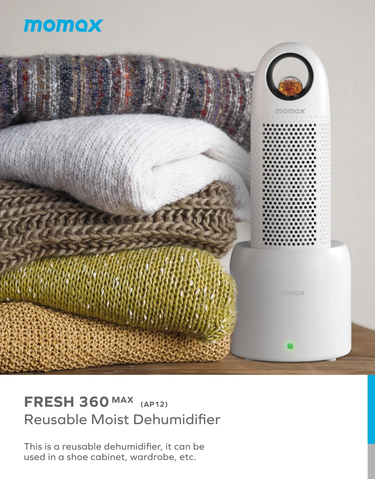 TE14 Fresh 360 Max: Reusable Dehumidifier - Eco-Friendly & Effective