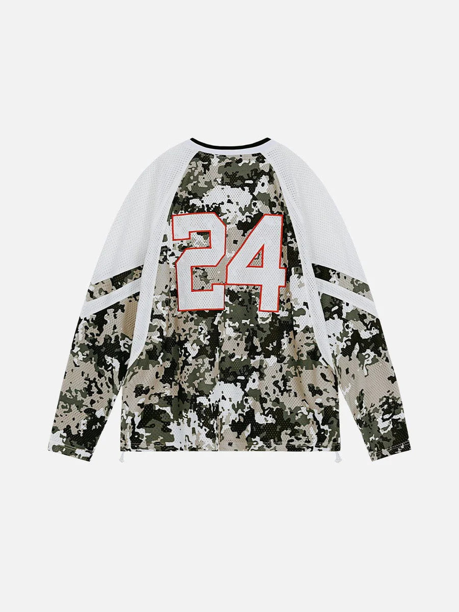 S7 Luxury Women’s Sweatshirts – Aelfric Eden Camouflage Patchwork Sweatshirt