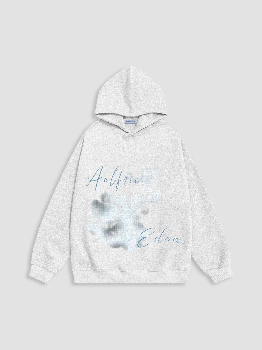 H8 Elegant Starry Luxury Hoodie for Women – Stylish Aelfric Eden Blurring Flower Print Hoodie